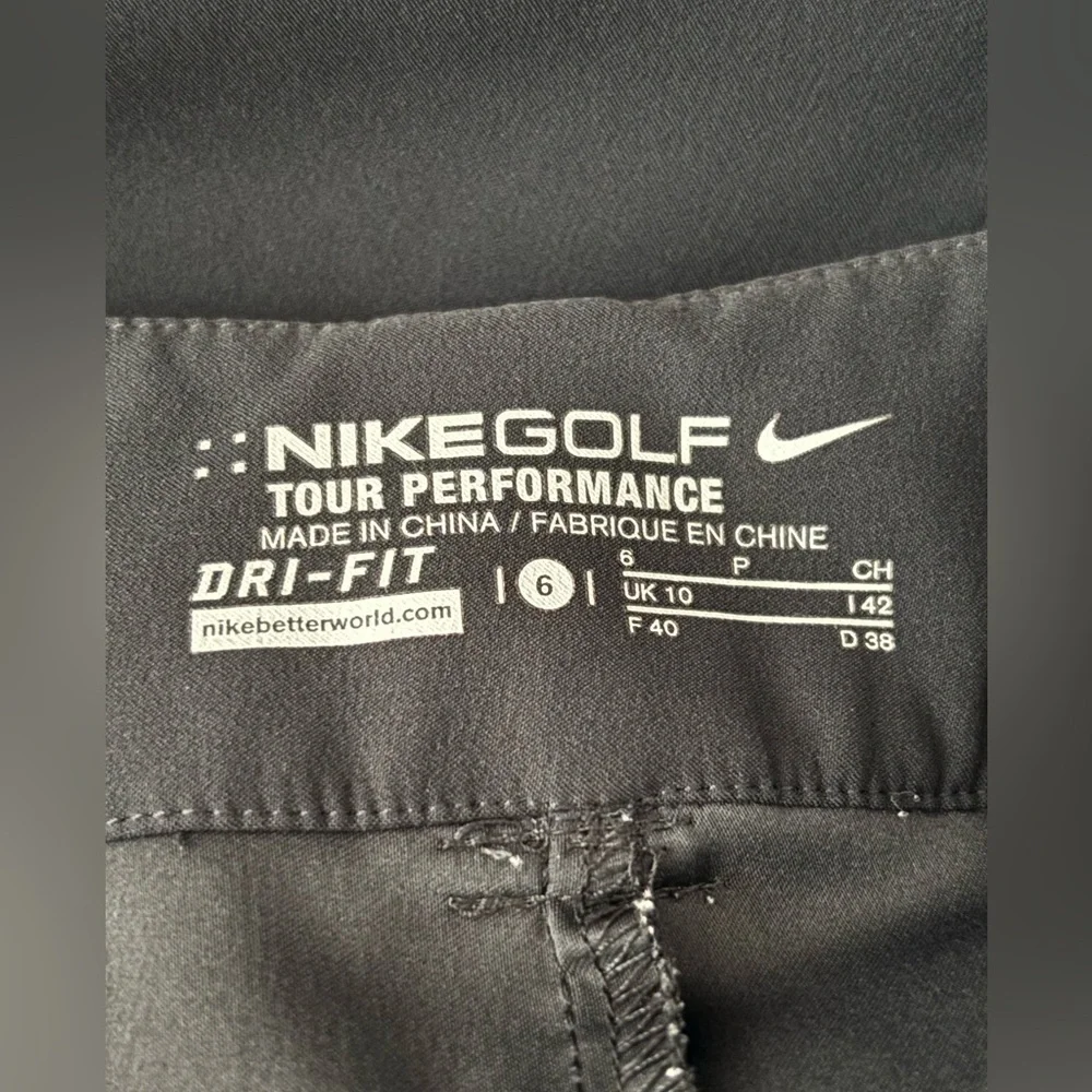 Nike Golf Black DriFit Skort Skirt Size 6 Pockets Athletic EUC